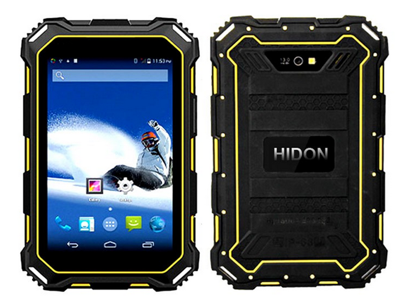 7 inch Ruggedized Tablet With NFC Reader Waterproof Computer IP68