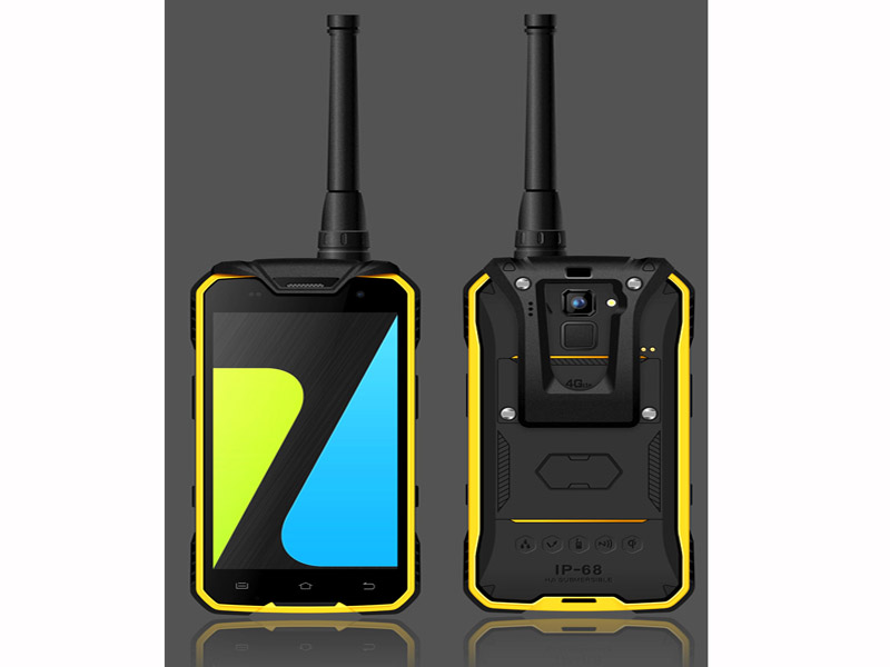 4.7 Quad-core Android5.1 rugged fingerprint phone with digital walkie-talkie phone