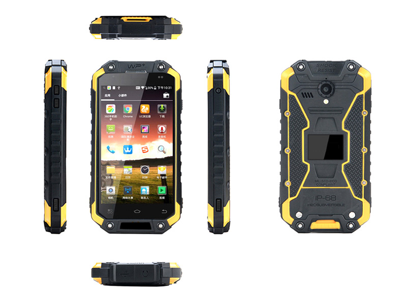 Highton Cheapest 4.7inch 4G NFC PTT Rugged Smartphone with IP68 Waterproof Smartphone