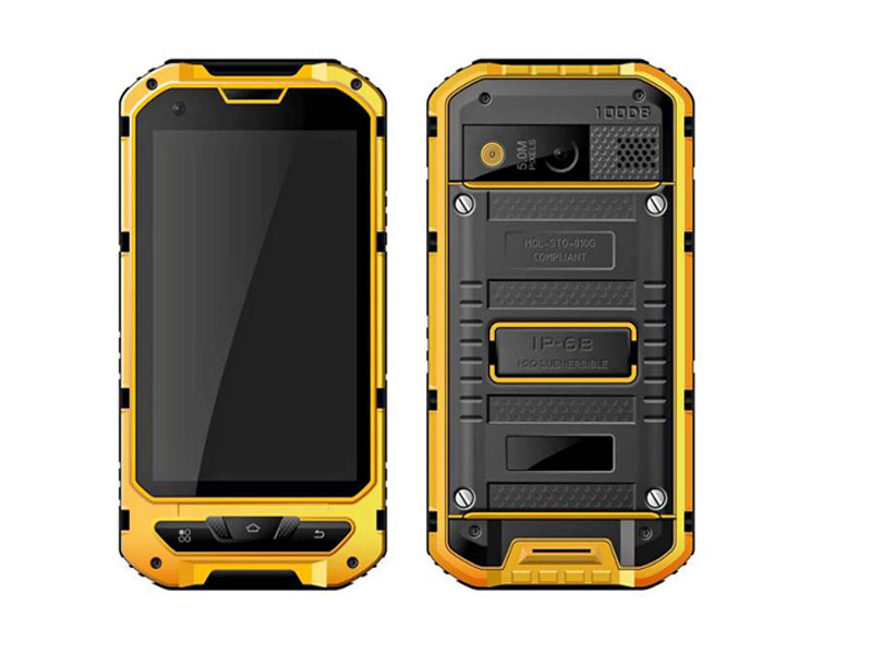 4寸安卓智能手机四核双摄3G IP68 内置NFC GPS三防手机工业手机老人机