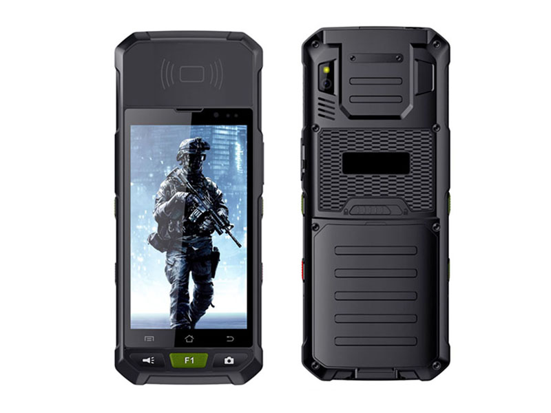 Highton 5 inch android Industrial phone with front NFC GPS /4G network LTE IP65 rugged Smartphone