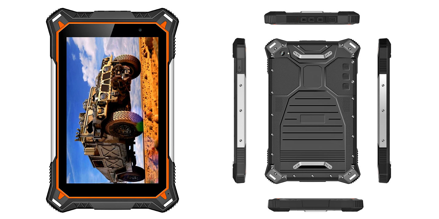 8 inch Otca core Android IP68 Rugged Tablet with 10000mah Battery 4G LTE 