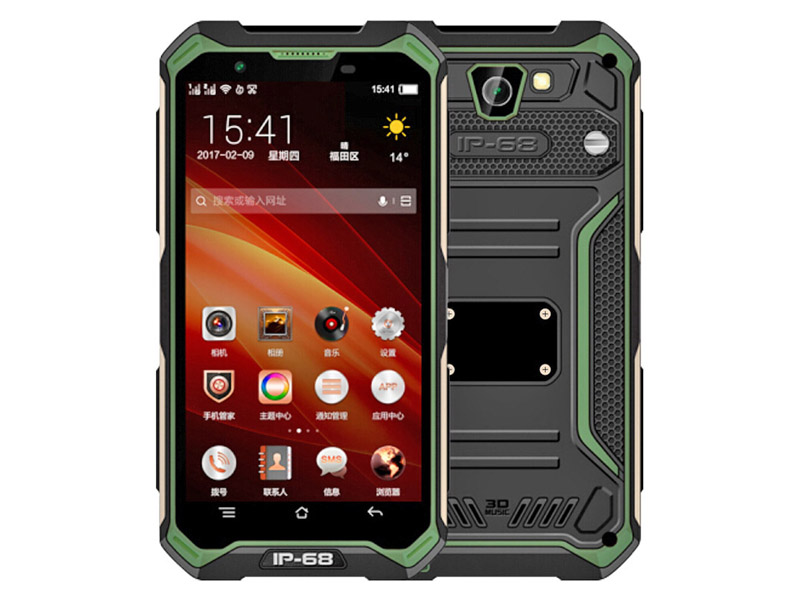 HiDON Wholesale 5 inch IP68 Rugged Android 6.0 mobile phone PDA Terminal with PTT 