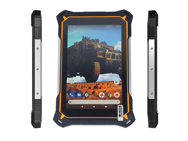 8 inch 1920*1200 IP68 android8.1 rugged tablets with google service wifi 4GB Ram 64GB Rom waterproof