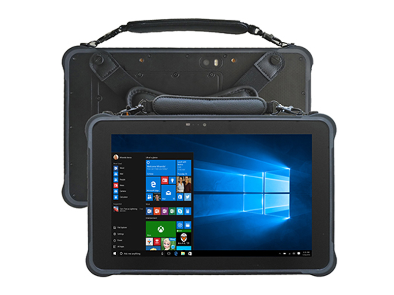 Cheapest HiDON 10 Inch Rugged WIN10 Tablet 8G RAM 256GB ROM Industrial tablet nfc 2D Barcode fingerp