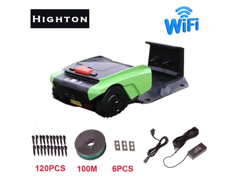 Cheapest HIDON intelligent robot lawn mower automatic charging 55 manual adjustable cutting big batt